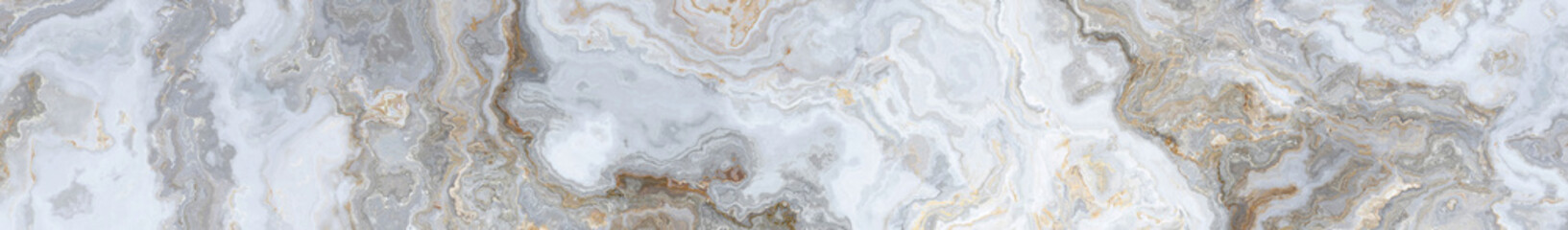 Plakat White marble curly background