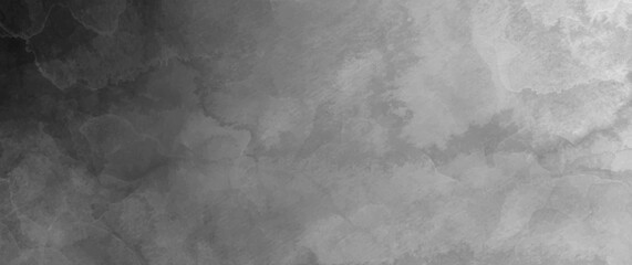 Naklejka premium Grey and black watercolor texture background. Watercolour grunge abstract backdrop. Vector illustration for cards, flyer, poster or cover design. Old paper textured template for design.