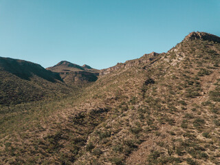 Aerial view of Baja California, Mexico