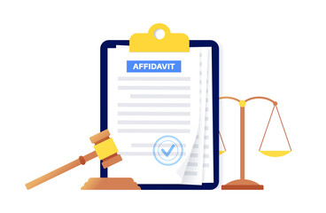 Affidavit statement document