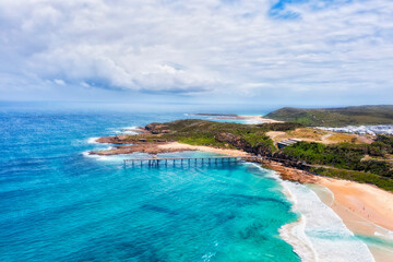 Obraz premium D Cathrine Hill bay surf jetty