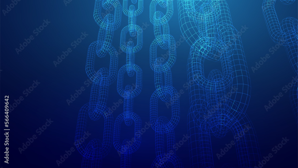 Aufkleber blockchain digital technology. big data vector background. cryptocurrency technology vector backgrou