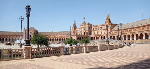 Fototapeta na wymiar Plaza España, Sevilla 
