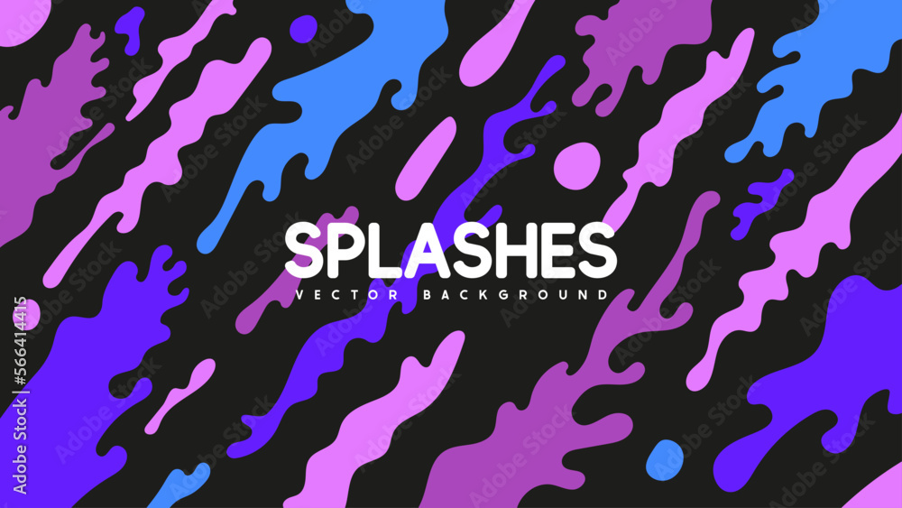 Poster bubble shapes composition. dynamic background. eps10 vector.