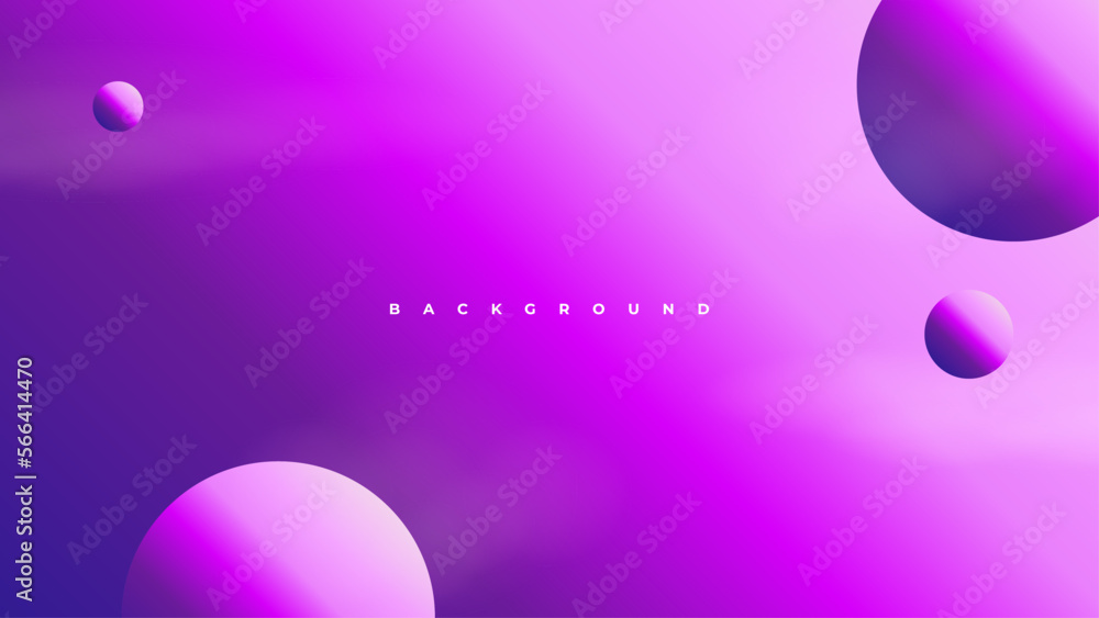 Poster minimal geometric background. purple elements with fluid gradient. dynamic shapes composition. vecto