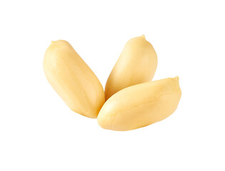 roasted peanuts isolated isolated on white background.