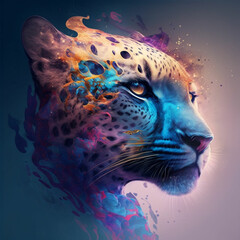 Surreal Leopard, Generative AI, AI, Generative