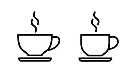 coffee cup icon vector illustration. cup a coffee sign and symbol