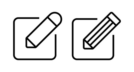 Edit icon vector illustration. edit document sign and symbol. edit text icon. pencil. sign up