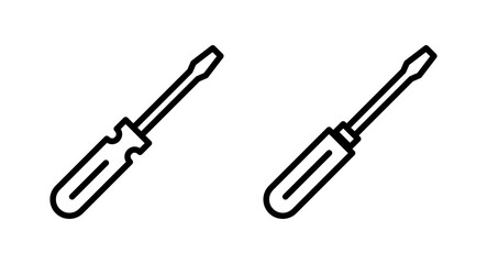 Screwdriver icon vector illustration. tools sign and symbol