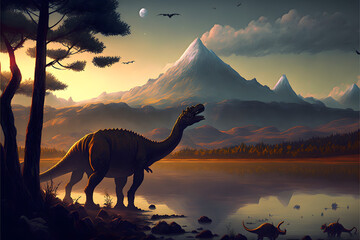 Discover the Fantastical Dinosaurs of the Wild Landscape