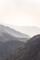 Fototapeta premium mountains in the fog