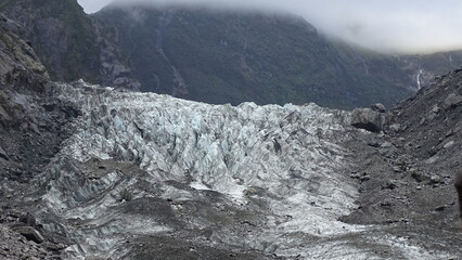 snow covered mountains