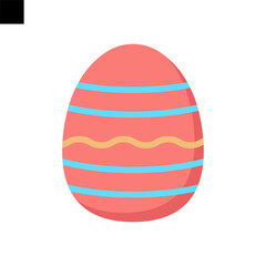 easter egg icon vector illustration