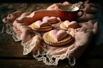 heart shaped cookies