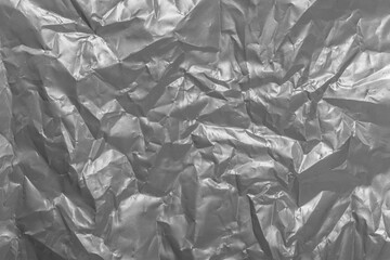 Gray plastic bag texture and background