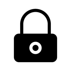 Lock Icon Vector Symbol Design Illustration