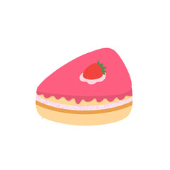 cake with strawberry