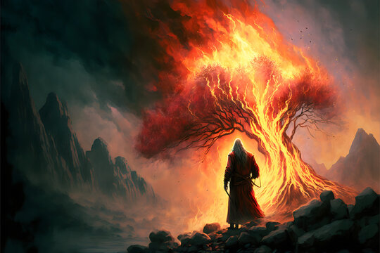 Burning bush elijah