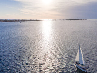 sailboat on the sea