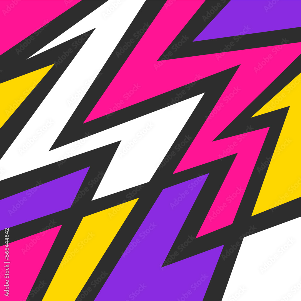 Poster minimalist background with abstract colorful geometric pattern
