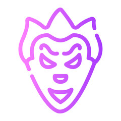 clown gradient icon