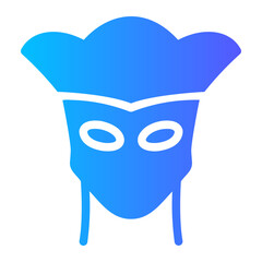 Naklejka premium bauta gradient icon