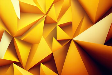 Abstract background. Abstract Yellow and Black background with triangles. Backgrounds abstract