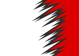 Abstract background with jagged spike pattern and with some copy space area