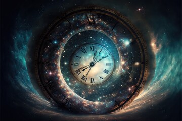 Exploring the Mysteries of Time and Space in the Infinite Universe Generative AI
