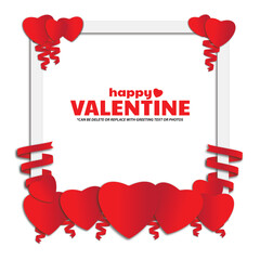 happy valentine frames frames for greeting cards or as photo frames of loved ones