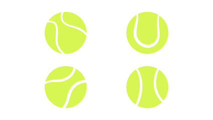Tennis Ball ,illustrations for use in online sporting events , Illustration Vector  EPS 10