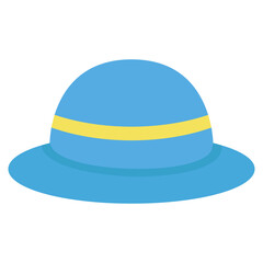 Fototapeta premium blue hat. hat cap icon logo