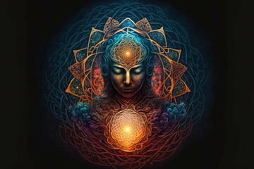 Yoga and Meditation - Generative AI