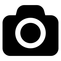 Camera glyph icon