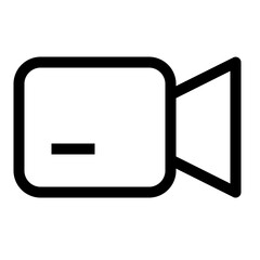 Obraz premium Video line icon