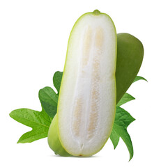 Wax Gourd  isolated on white background