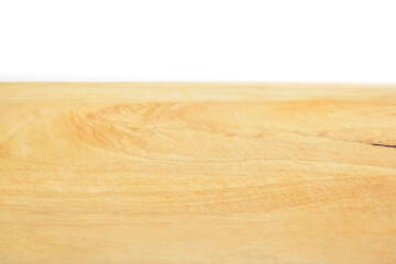 wood cutting board texture on white background