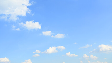 white cloud on blue sky, natural background
