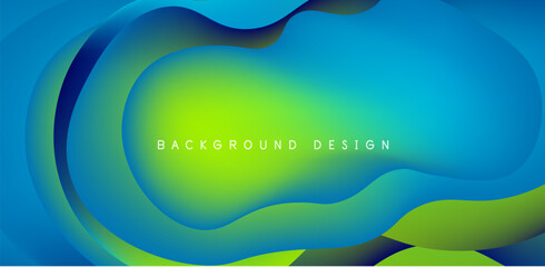 Fluid waves abstract background for covers, templates, flyers, placards, brochures, banners