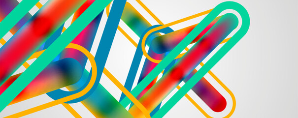 Straight lines minimalist abstract background with fluid colors. Vector Illustration For Wallpaper, Banner, Background, Card, Book Illustration, landing page