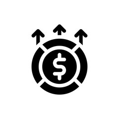 Revenue glyph icon