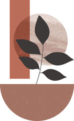 Abstract minimal tropical leaf element