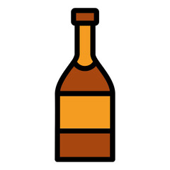 beverage filled line icon