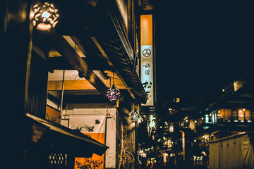 山形 銀山温泉の夜 雪景色  -Winter snow in Yamagata Ginzan hot spring  -