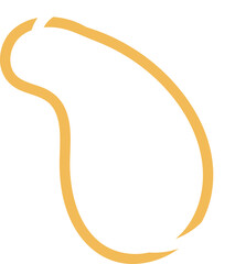 Abstract organic shape doodle