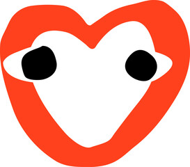 Abstract organic shape doodle