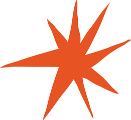 Abstract organic shape doodle