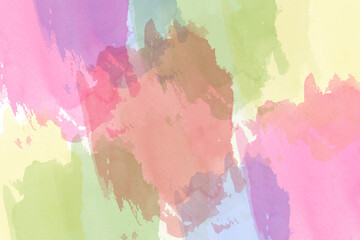 Watercolor Background With Pastel Color, which gives the impression of soft, elegant, beautiful, and attractive