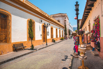 Calles de san Cristobal de las Casas, Chiapas, México 